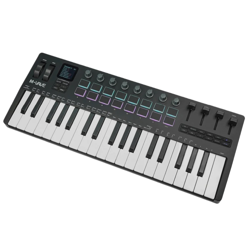 M-VAVE SMK-37 PRO *ของแท้รับประกัน 1ปี* 37 Key Midi Keyboard, มิดิคีย์บอร์ดคอนโทรลเลอร์