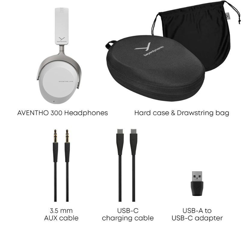 Beyerdynamic Aventho 300 *ของแท้รับประกัน 2ปี* หูฟังบลูทูธไร้สาย Wireless over-ear headphones with ANC, Dolby Atmos