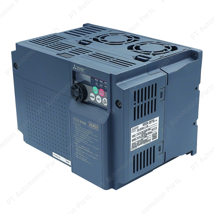 Mitsubishi FR-D740-7.5K Inverter 7.5KW 10HP Input 3-Phase 380-480VAC Output 3-Phase 380-480VAC 0.2-400Hz D700 Series อินเวอร์เตอร์ มิตซูบิชิ เครื่องควบคุมความเร็วรอบมอเตอร์ 10 แรงม้า