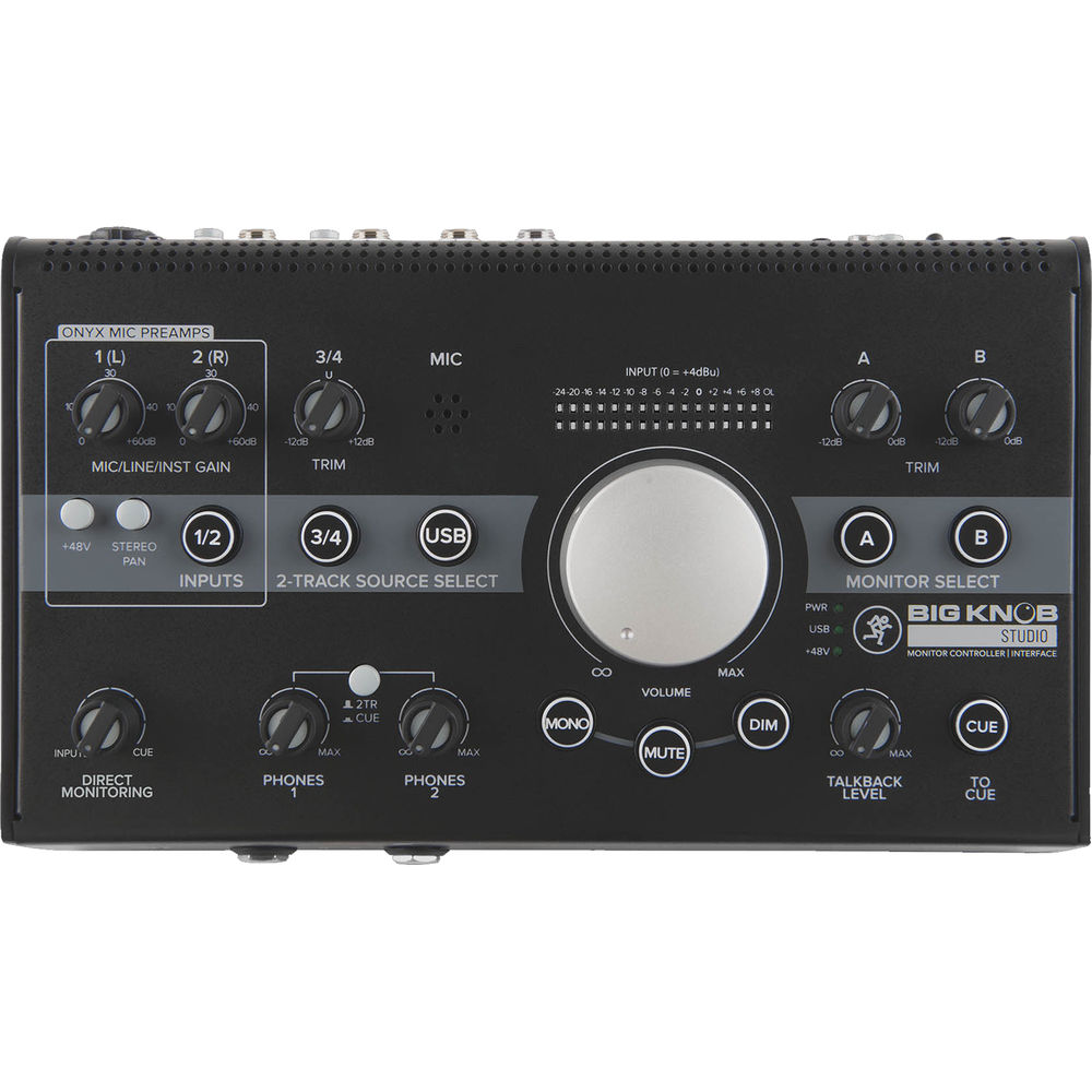 Mackie Big Knob Studio *ของแท้รับประกัน1ปี* Studio Monitor Controller 2x2 USB Audio Interface, PC/Mac ฟรี Plug-in/Power Supply