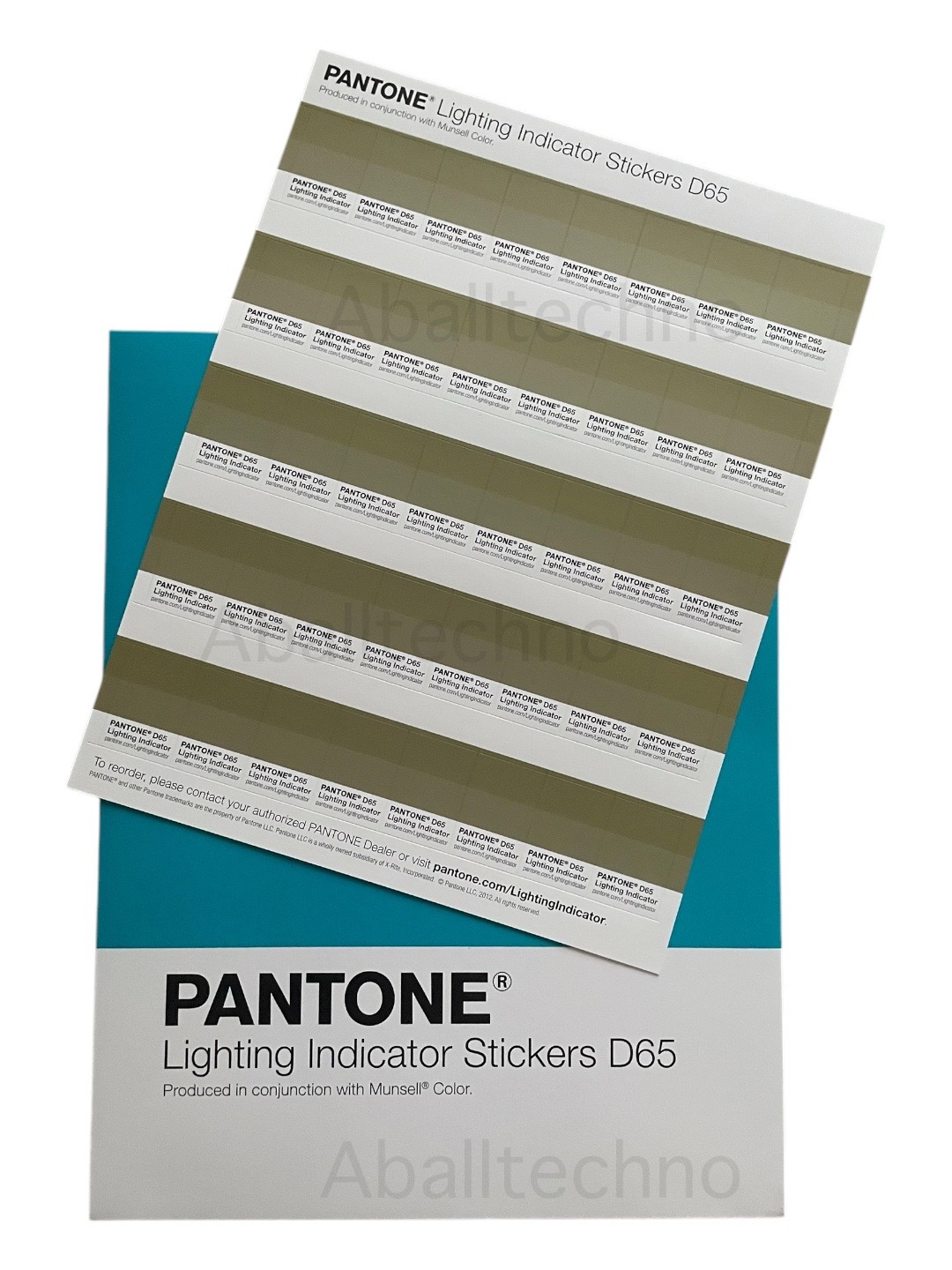 PANTONE Lighting Indicator Stickers D65