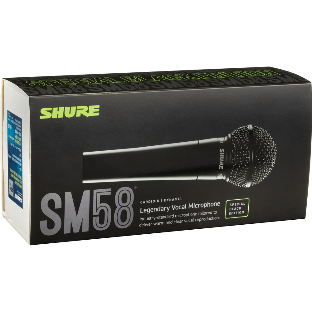Shure SM58 (Special Black Edition) *ของแท้รับประกัน 1ปี* ไมค์