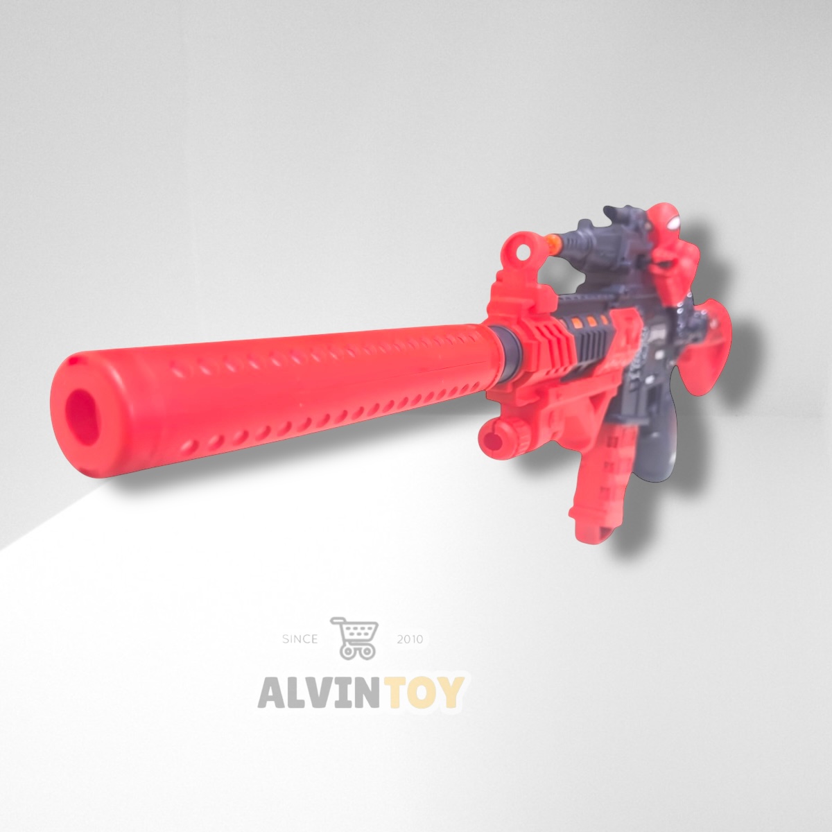 ปืน ของเล่นปืนสไปเดอร์แมน มีเสียง มีไฟ สำเนา