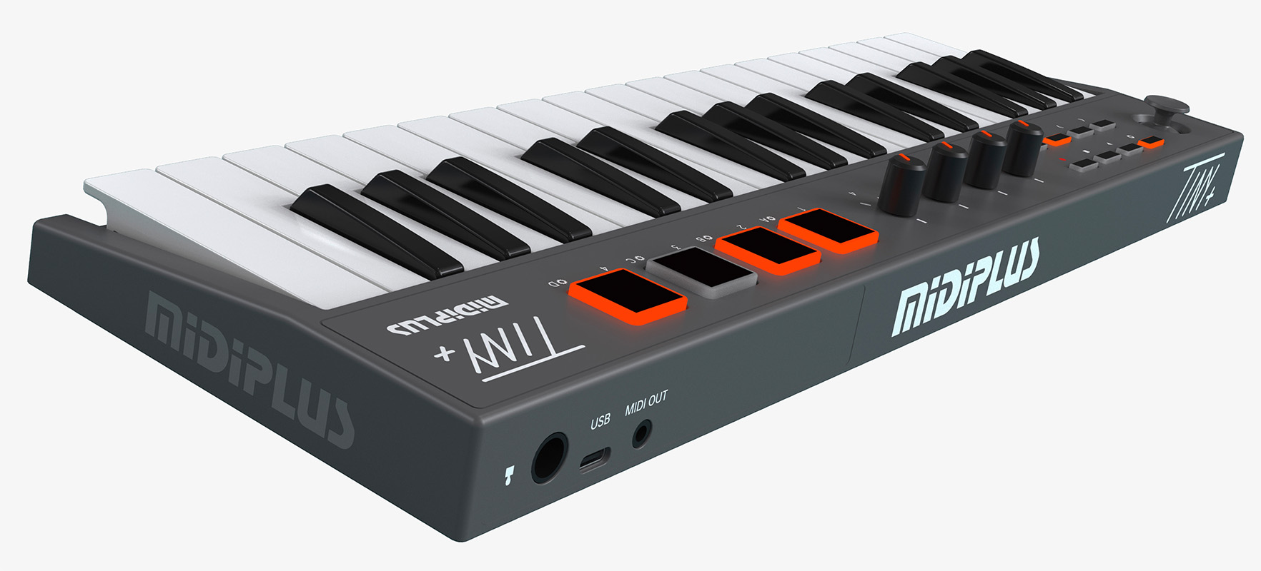 Midiplus Tiny+ *ของแท้ประกัน 1ปี* 32 Keys USB Midi Keyboard Controller มิดิคีย์บอร์ดคอนโทรลเลอร์