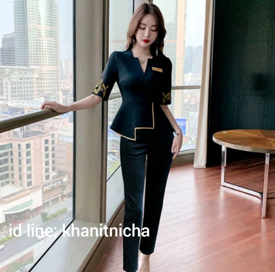 ชุดยูนิฟอร์มซาวน่า สำหรับเสริมสวย โรงแรม ห้องแช่เท้า นวด