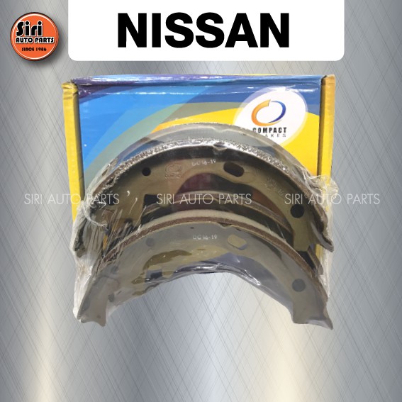 Compact Brake (ประกัน 1 เดือน) ก้ามเบรคหลัง NISSAN BIG-M (SD23) ปี 1998-2001, TD25 DATSUN 720 RX,PRO COMPACT (TCN162) ผ้าเบรค
