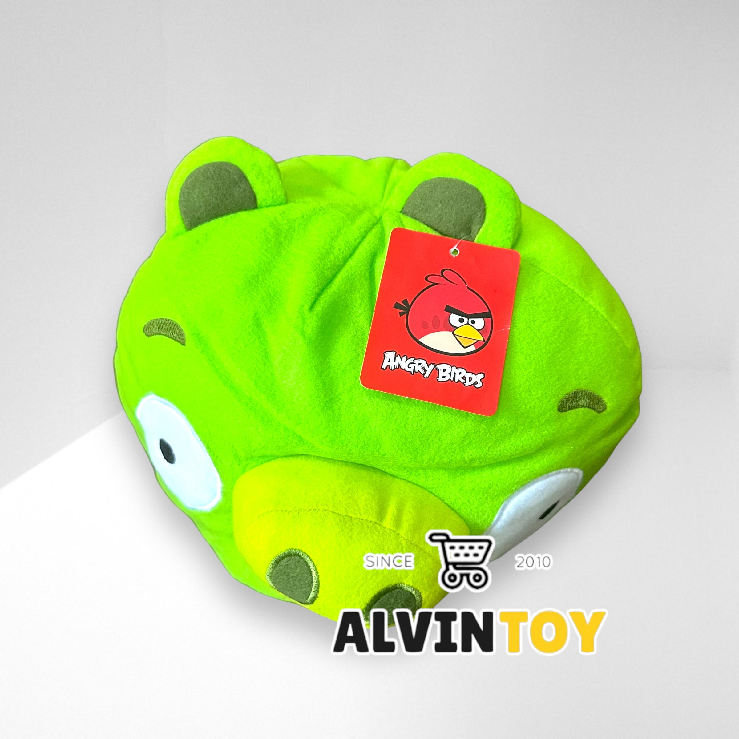 ตุ๊กตาหมูเขียว Angry bird 9.5 นิ้ว