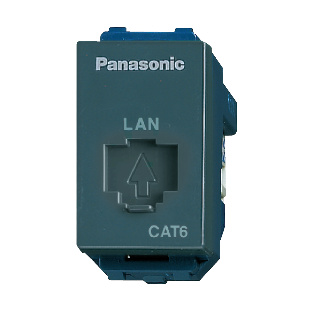 เต้ารับคอมพิวเตอร์ Cat6 (สีเทา)
