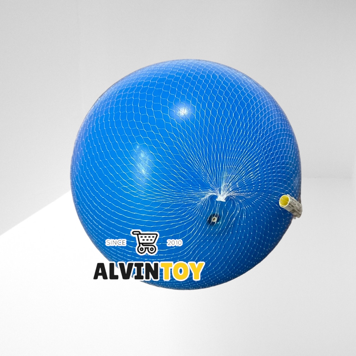 ลูกบอลยางนิ่ม เด้งดึ่ง พร้อมตาข่าย ขนาด 25 ซม. ลูกบอล ลูกบอลนิ่ม บอลยาง ส่งเร็ว พร้อมส่งจากกทม.