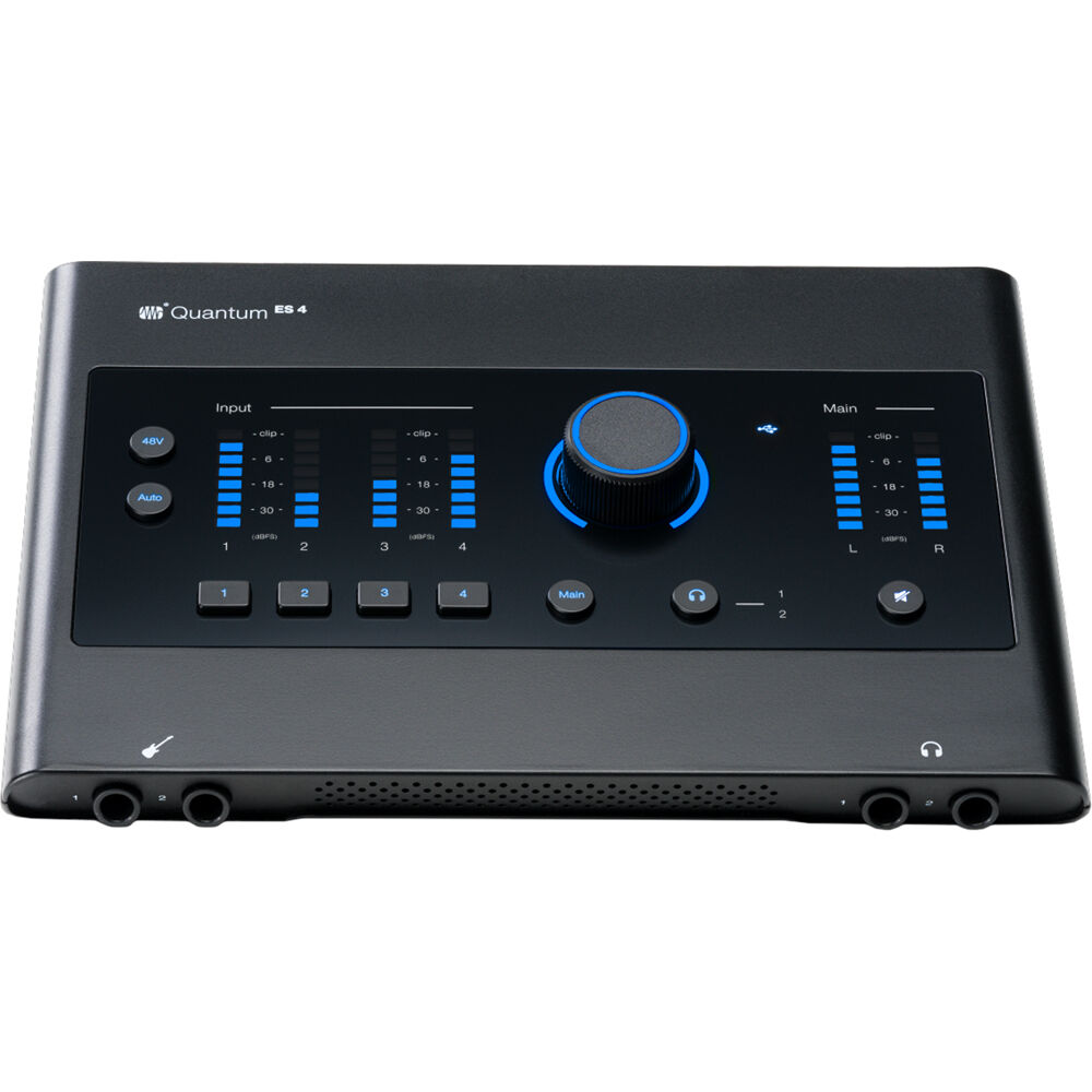 Presonus Quantum ES4 *ของแท้รับประกัน 1ปี* ออดิโออินเตอร์เฟส USB-C Audio Interface, 4 In/4 Out, 192 kHz/24-Bit
