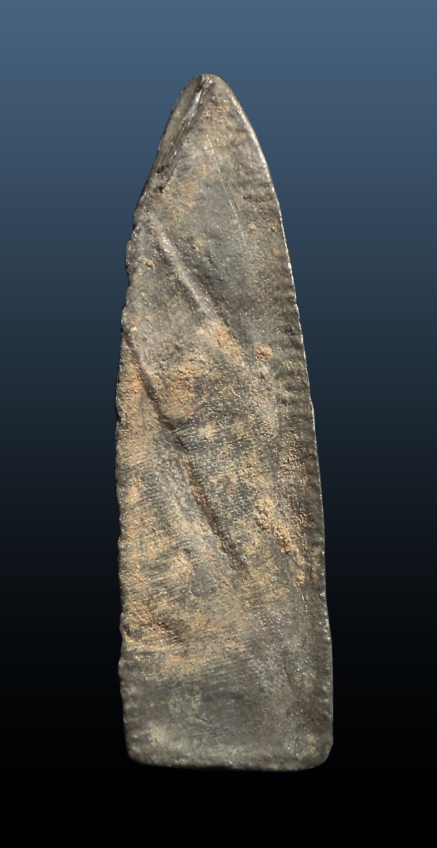 พระลีลาใบหอก สุโขทัย เนื้อชิน