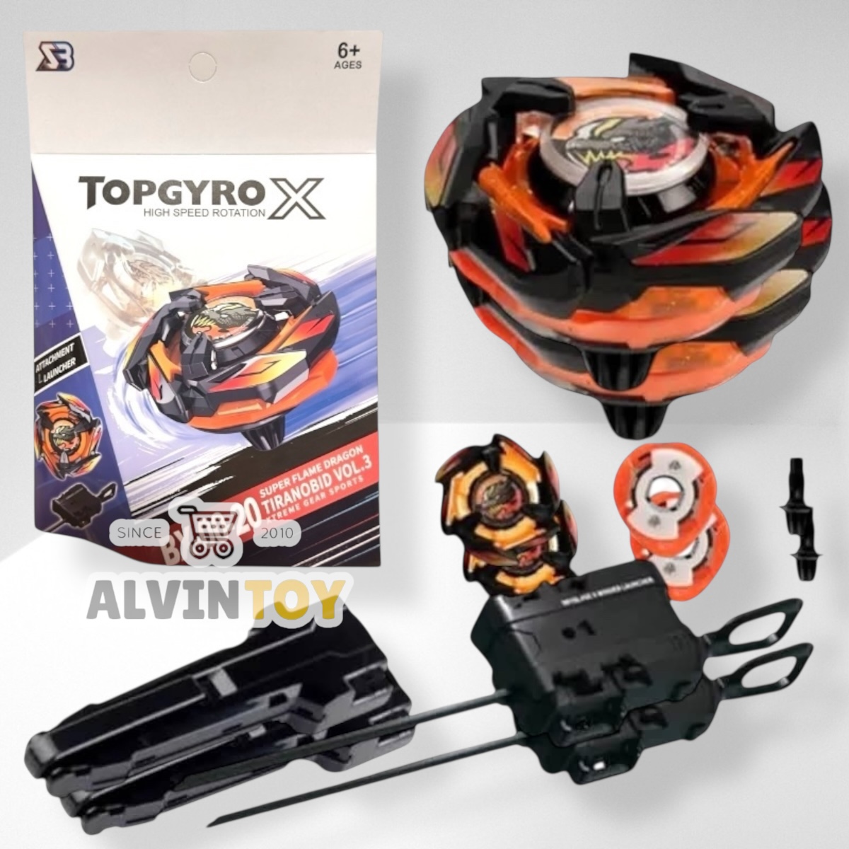 BEYBLADE เบย์เบลด TOPGYRO X ชนกระจาย มาพร้อมอุปกรณ์