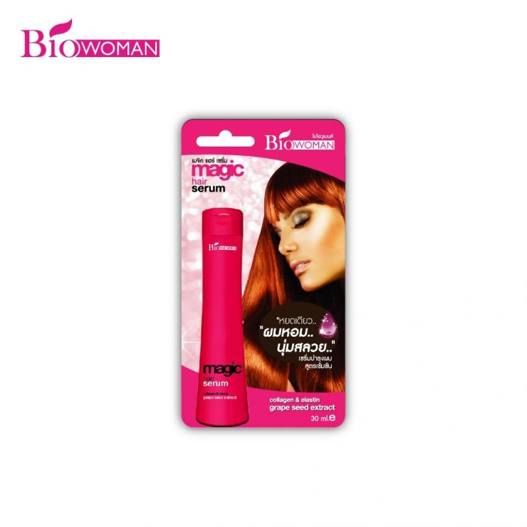 Biowoman ไบโอวูเมนส์ เมจิค แฮร์ เซรั่ม (30 มล) Magic Hair Serum (30 ML)