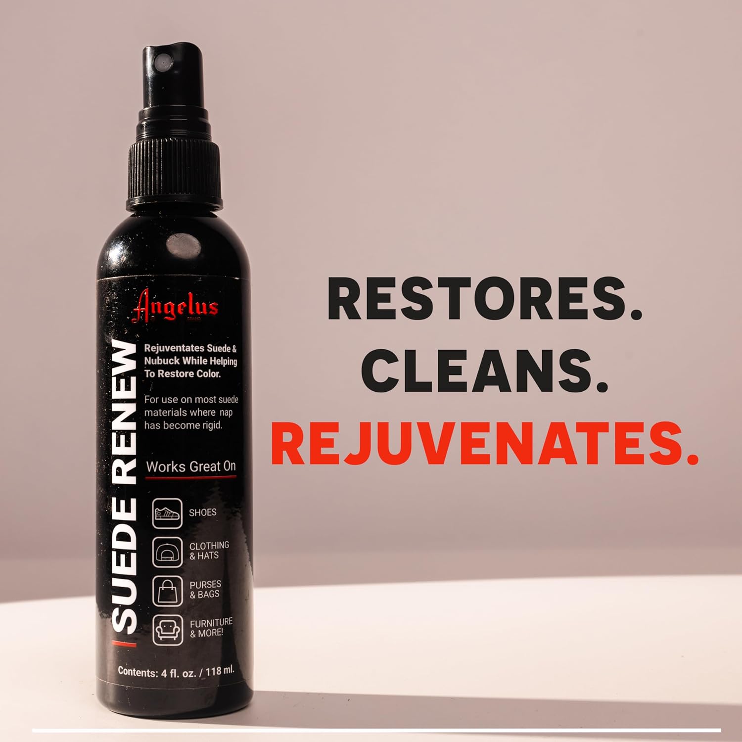 Angelus Suede Cleaner ผลิตภัณฑ์ทำความสะอาดหนังกลับ made in U.S.A