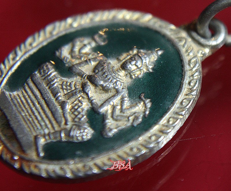 เหรียญพระพรหม ลงยา