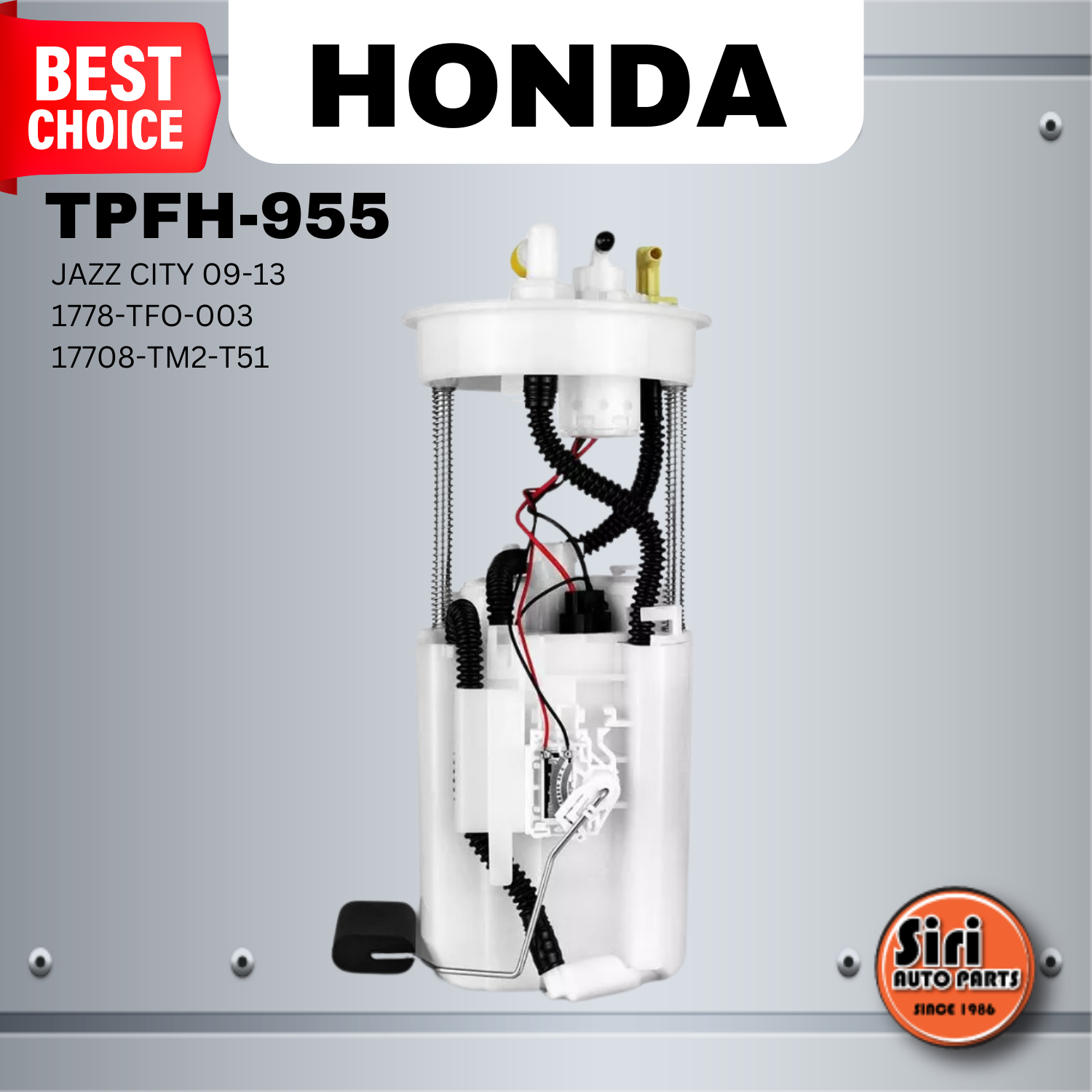 ปั๊มติ๊ก TPFH-955 พร้อมลูกลอย ครบชุด HONDA JAZZ CITY 09-13- ตรงรุ่น - TOP PERFORMANCE - 1778-TFO-003 / 17708-TM2-T51