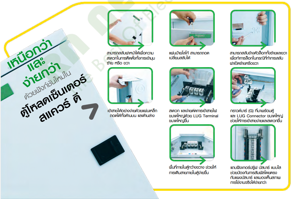 ตู้ Load Center 3P (100L) Main LUG ไม่ใส่เมน