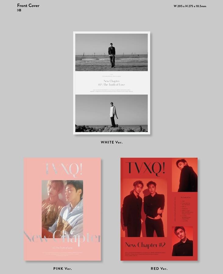 ( Pre-Order ) TVXQ 15th Anniversary Special Album NEW CHAPTER #2: THE TRUTH OF LOVE ** Set 3 ปก + Poster 3 version ** วางจำหน่าย 27 / 12 / 2018