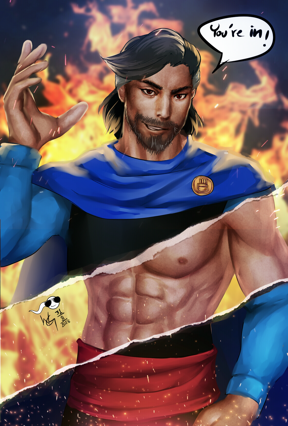 Cassim : Aladdin's Father Fanart SET