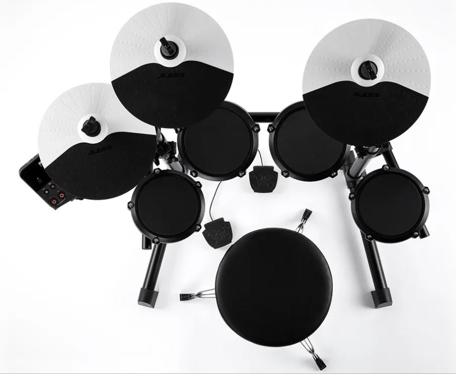 Alesis DEBUT KIT *ของแท้รับประกันศูนย์* กลองไฟฟ้าหนังมุ้ง, เสียงกลอง 10 ชุด/120 เสียง, ฟรีเก้าอี้กลอง,ไม้กลอง,หูฟัง, Pedal 2 อัน