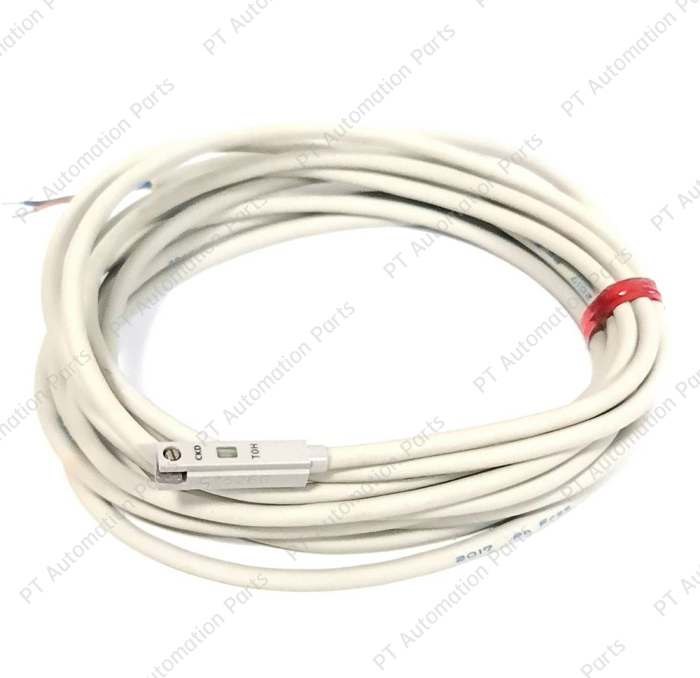 หรีดสวิตช์ Reed Switch CKD T0H SW-T0H1, SW-T0H3 , T0V SW-T0V5 Magnetic Sensor for Pneumatic Cylinder 2-wire Type, Cable Length 1m/3m/5m 12-24VDC 110VAC เซนเซอร์สำหรับกระบอกลม ชนิด 2 สาย