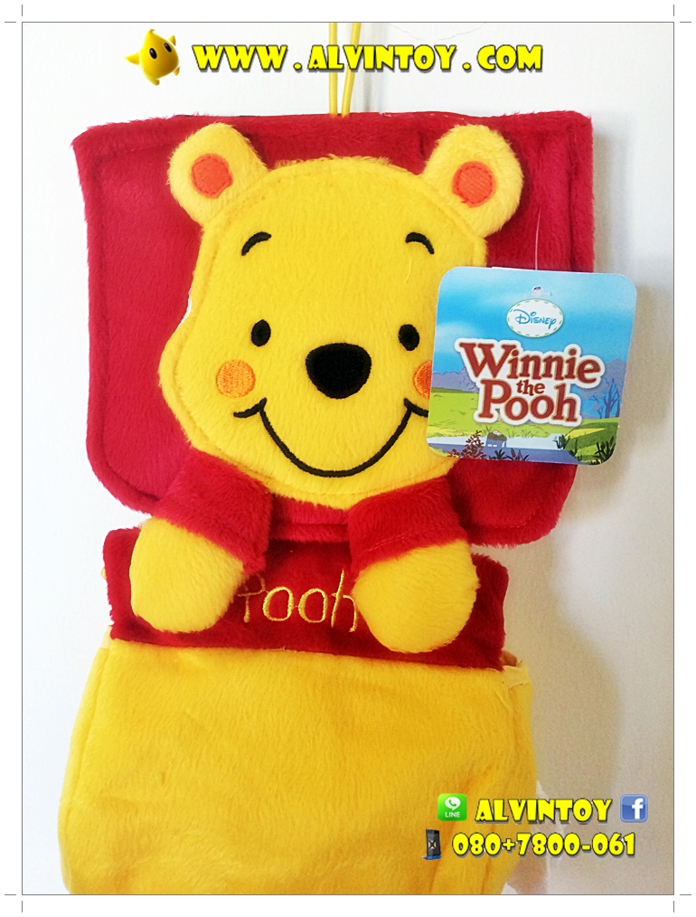 ที่ใส่ทิชชู่หลังเบาะรถลาย Pooh - หมีพูห์