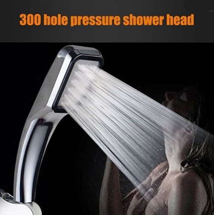 ฝักบัว ฝักบัวอาบน้ำ หัวฝักบัวแรงดันสูง 300 รู ฝักบัวสปา ปรับได้ 3 ระดับ