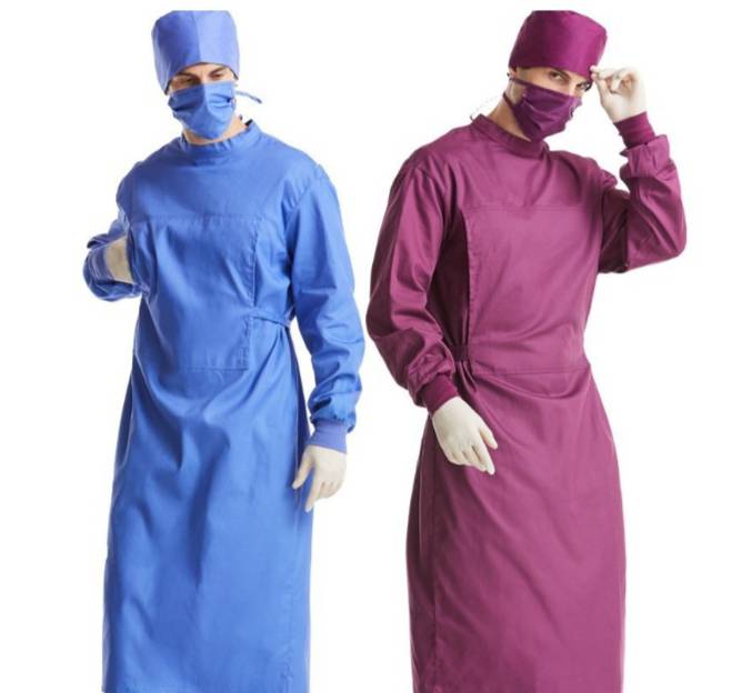 ชุดหมอผ่าตัด ชุดพยาบาลห้องผ่าตัด เสื้อคลุมห้องผ่าตัด