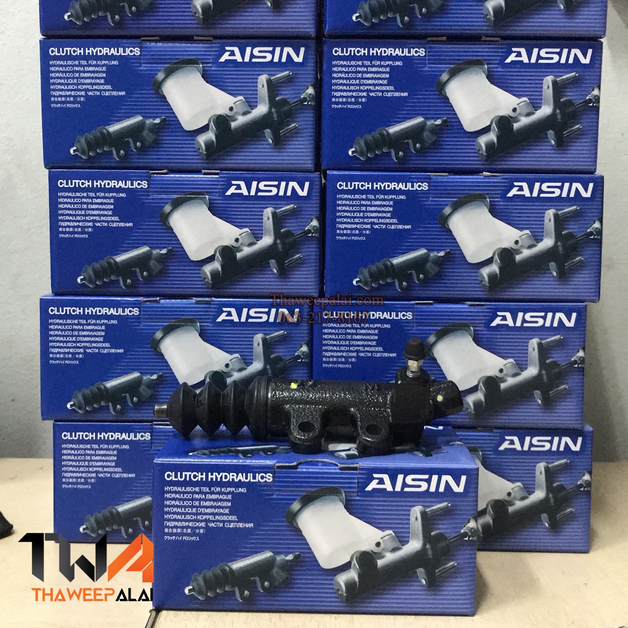 แม่ปั๊มคลัชล่าง15/16 กระบอกใหญ่พิเศษ VIGO ดีเซล ของใหม่! OEM (รูปจริง) / AISIN คลัชแข็ง เหยียบไม่ลง เสริมคลัชนิ่ม KUN1-2#