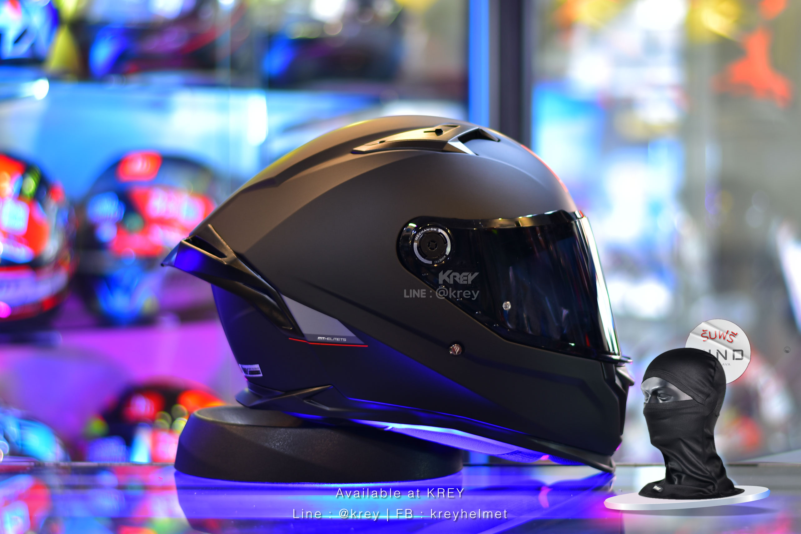 MT model BRAKER SV SOLID MATT BLACK