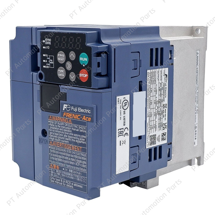 FUJI Electric FRN0004E2S-4GB AC Drive Inverter 0.75KW 1HP Input 3-Phase 380-480V Output 3-Phase 380-480V 1-500Hz FRENIC-ACE อินเวอร์เตอร์ ฟูจิ เครื่องควบคุมความเร็วรอบมอเตอร์ 1แรงม้า
