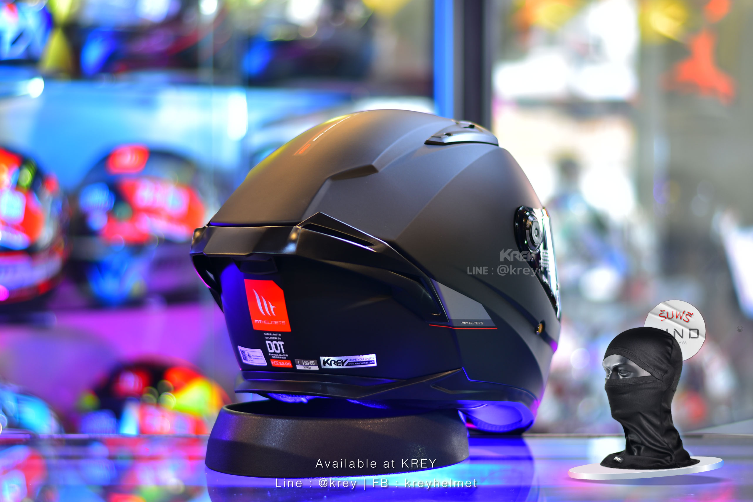 MT model BRAKER SV SOLID MATT BLACK