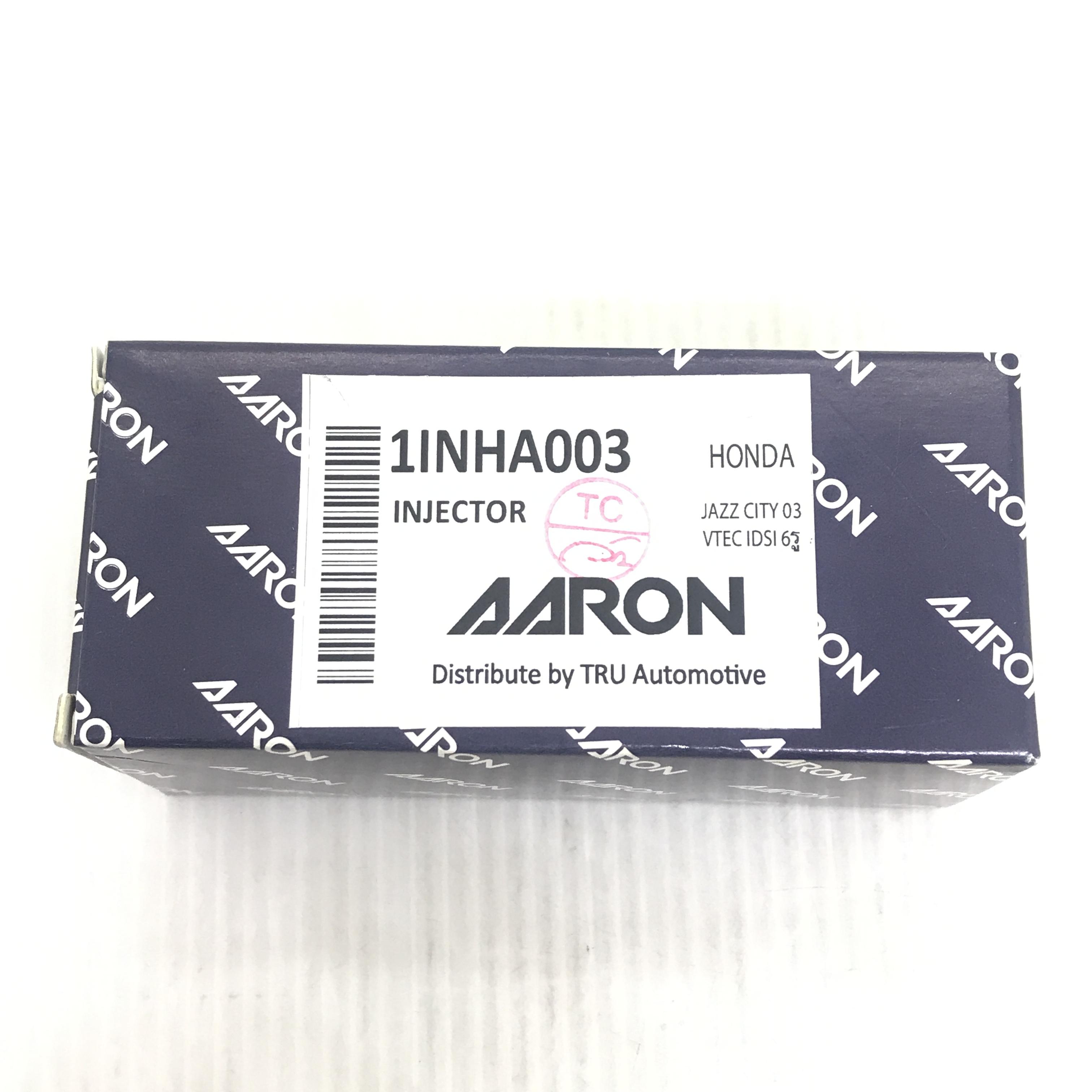 หัวฉีด HONDA JAZZ / CITY' 2003 / VTEC IDSI 6รู ฮอนด้า แจ๊ส ซิตี้ เบอร์ 1INHA003 ยี่ห้อ AARON (Fuel injector)