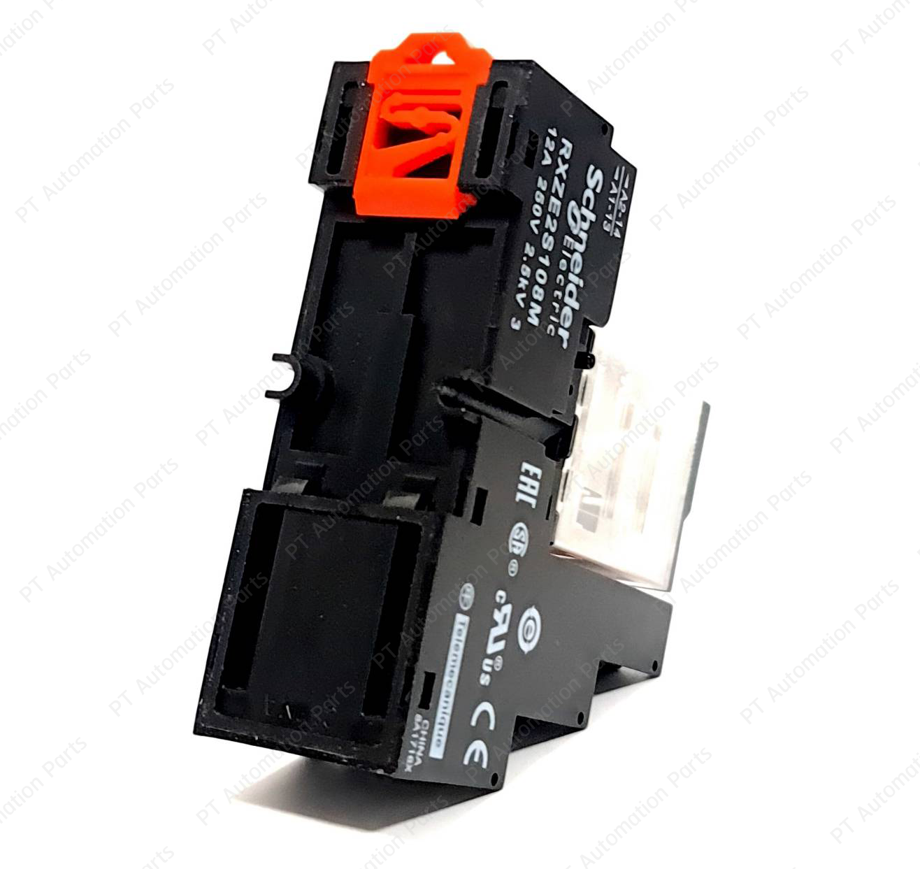 รีเลย์พร้อมซ็อกเก็ต ชไนเดอร์ Schneider Electric RXM2AB2P7 RXZE2S108M 230VAC 12A 2คอนแทค 8ขา มีไฟแสดงสถานะ LED Relay with Socket