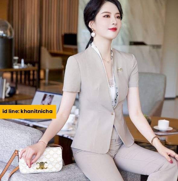 ชุดพนักงานต้อนรับโรงแรม ชุดพนักงานขาย ชุดพนักงานออฟฟิศ