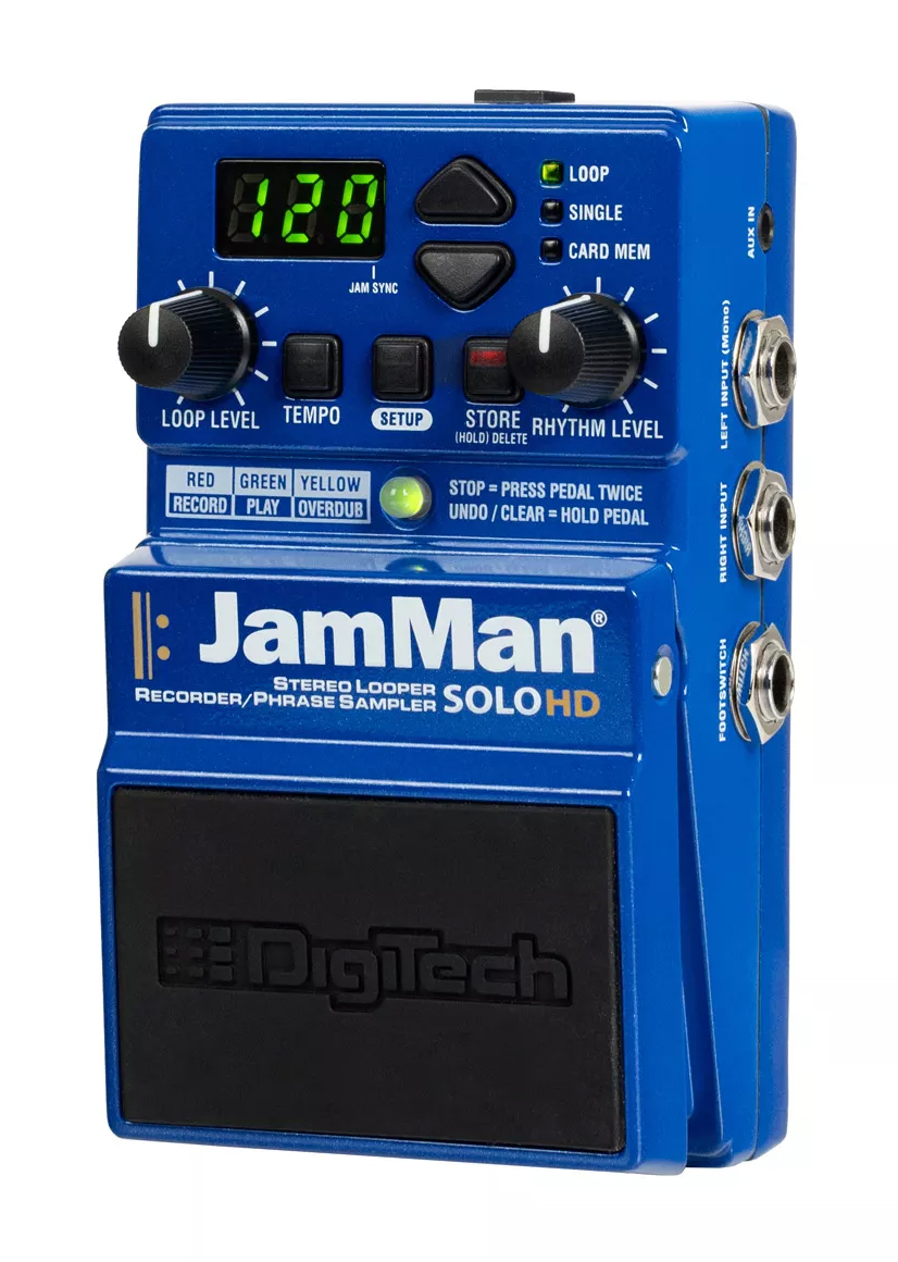 Digitech JamMan Solo HD *ของแท้รับประกัน 1ปี* Stereo Looper/Recorder Pedal with USB, ลูปเปอร์, เอฟเฟคกีต้าร์