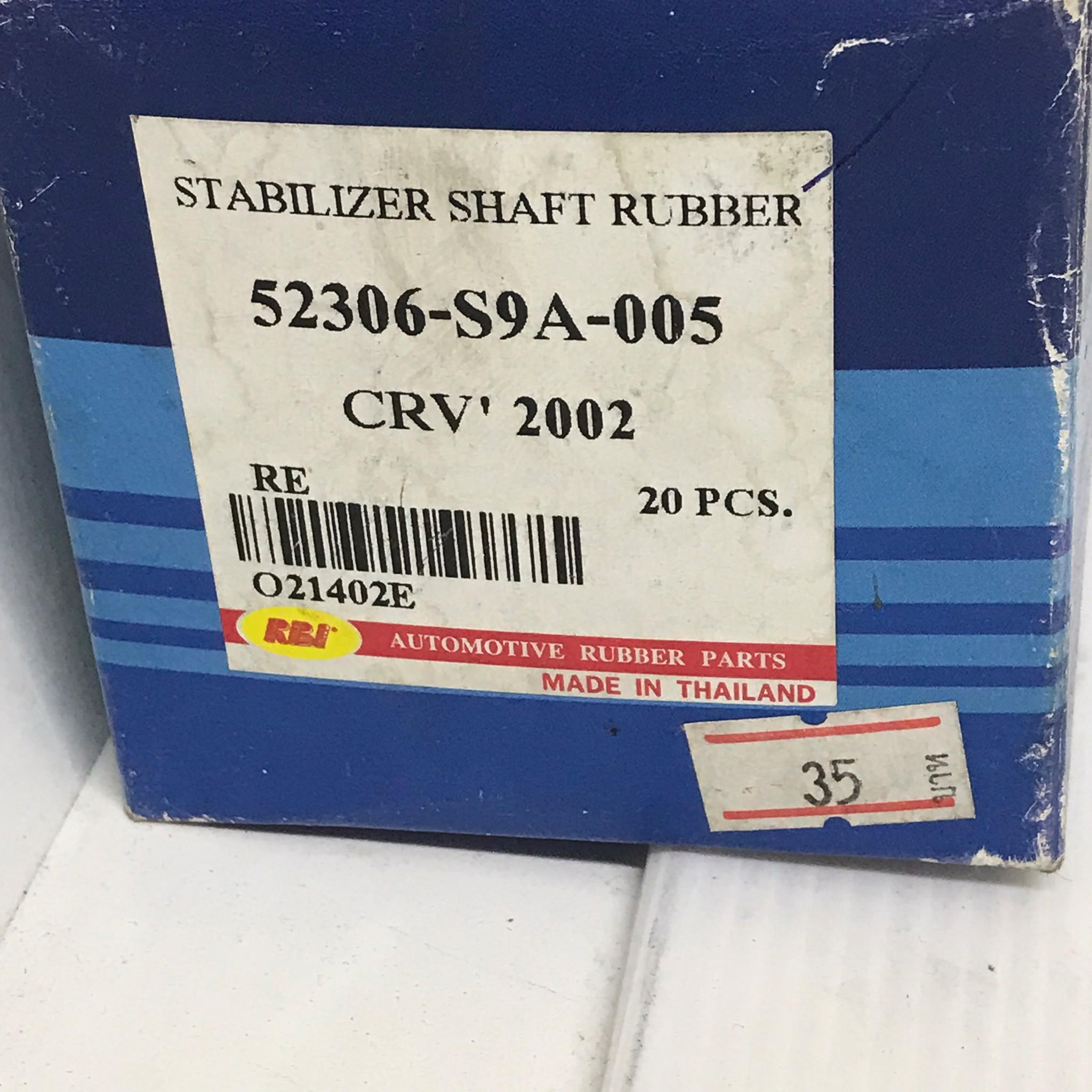 ลูกยางกันโคลง ตัวหลัง HONDA CRV ปี 2002-2006 ฮอนด้า ซีอาร์วี / เบอร์ 52306-S9A-005 / O24102E RBI stabilizer shaft rubber (1 ตัว)