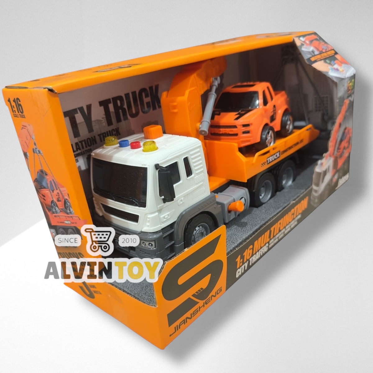 ของเล่น รถก่อสร้าง ขนาดความกว้าง 25 cm. สูง 12 cm. มีเสียง มีไฟ ผลิตจากพลาสติกคุณภาพดี แข็งแรง ทนทาน สินค้าได้รับมาตรฐาน มอก.