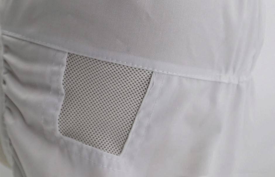 หมวกโรงงาน หมวกอนามัยป้องกันฝุ่น หมวกโรงงานผลิตอาหาร