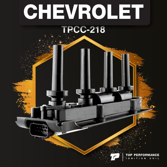 (ประกัน 3 เดือน) คอยล์จุดระเบิด CHEVROLET ZAFIRA 2.2 / ครบชุด 4 หัว - TOP PERFORMANCE MADE IN JAPAN - TPCC-218 - คอยล์หัวเทียน คอยล์ไฟ เชฟโรเลต ซาฟิร่า 12580537