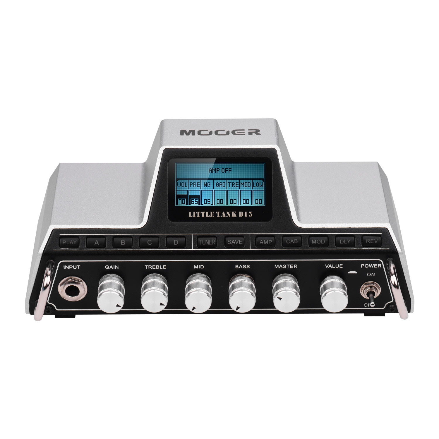 Mooer Little Tank D15 *ของแท้รับประกันศูนย์* หัวแอมป์กีตาร์ All in one, 25 แอมป์, 20 คาบิเน็ต, 10 เอ็ฟเฟ็กต์ ฯลฯ