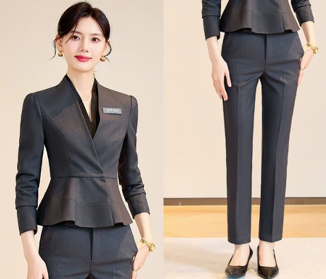 ชุดสูท ชุดพนักงานแผนกต้อนรับโรงแรม ชุดพนักงานร้านขายเครื่องประดับ ชุดพนักงานขาย