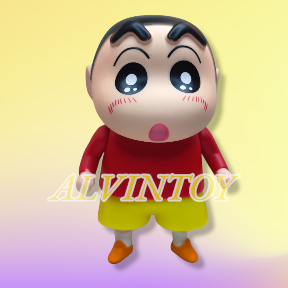 โมเดล ฟิกเกอร์ Shin-chan - ชินจังจอมแก่น ตัวใหญ่ ชุด 4 ตัว ขนาดความสูง 14 ซม.