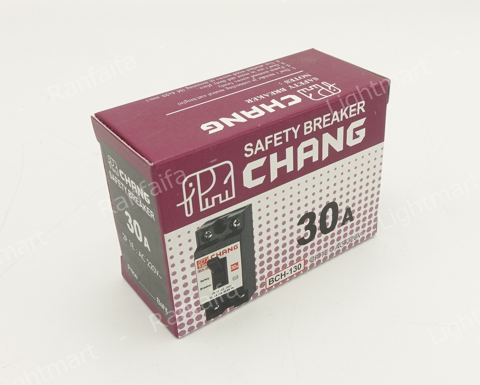 เซฟตี้เบรกเกอร์ 2P 10-30A "ช้าง"