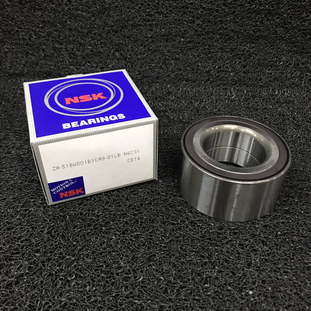 (ประกัน 1 เดือน) ลูกปืนล้อหน้า HONDA CRV 07-16 มี (ABS) (G3) เครื่อง 2.0,2.4 /HR-V 2015 เครื่อง 1.8 (51BWD01) NSK ขนาด 51x91x44