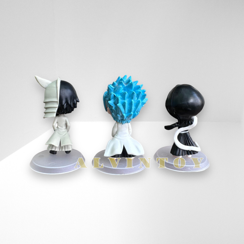 Action Figure Bleach บลีช เทพมรณะ เซ็ต 6 ตัว ขนาดความสูง 8 ซม. มีฐาน งานสวย