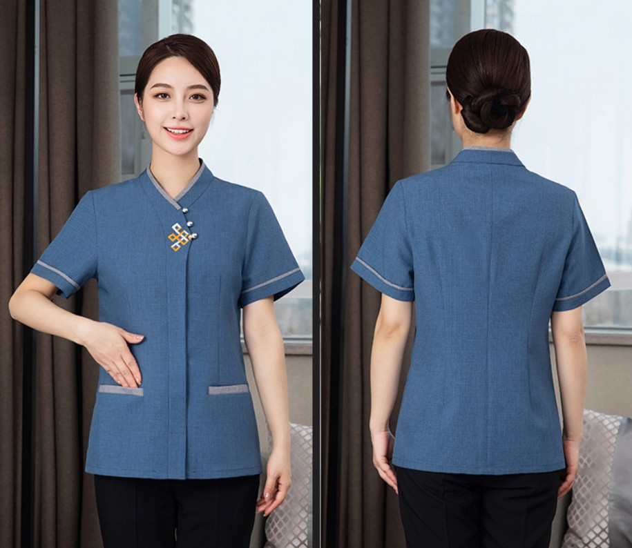 เสื้อแม่บ้าน ชุดแม่บ้าน เสื้อพนักงานทำความสะอาดห้องพักโรงแรม ชุดพนักงานทำความสะอาดโรงแรม