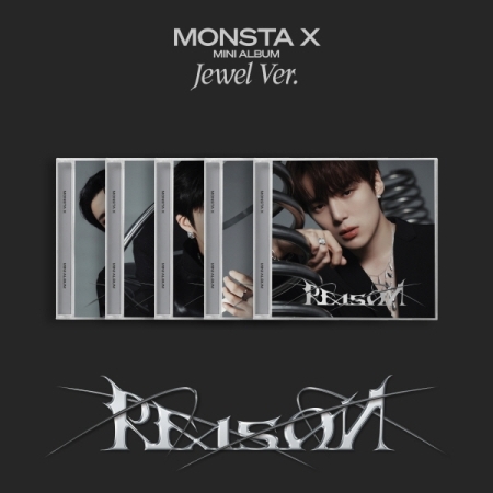 ( Pre-Order ) Monsta X 12th Mini Album Reason Jewel Set 5 ver * มี Poster พับในกล่อง * วางจำหน่าย 10 / 1 / 2023