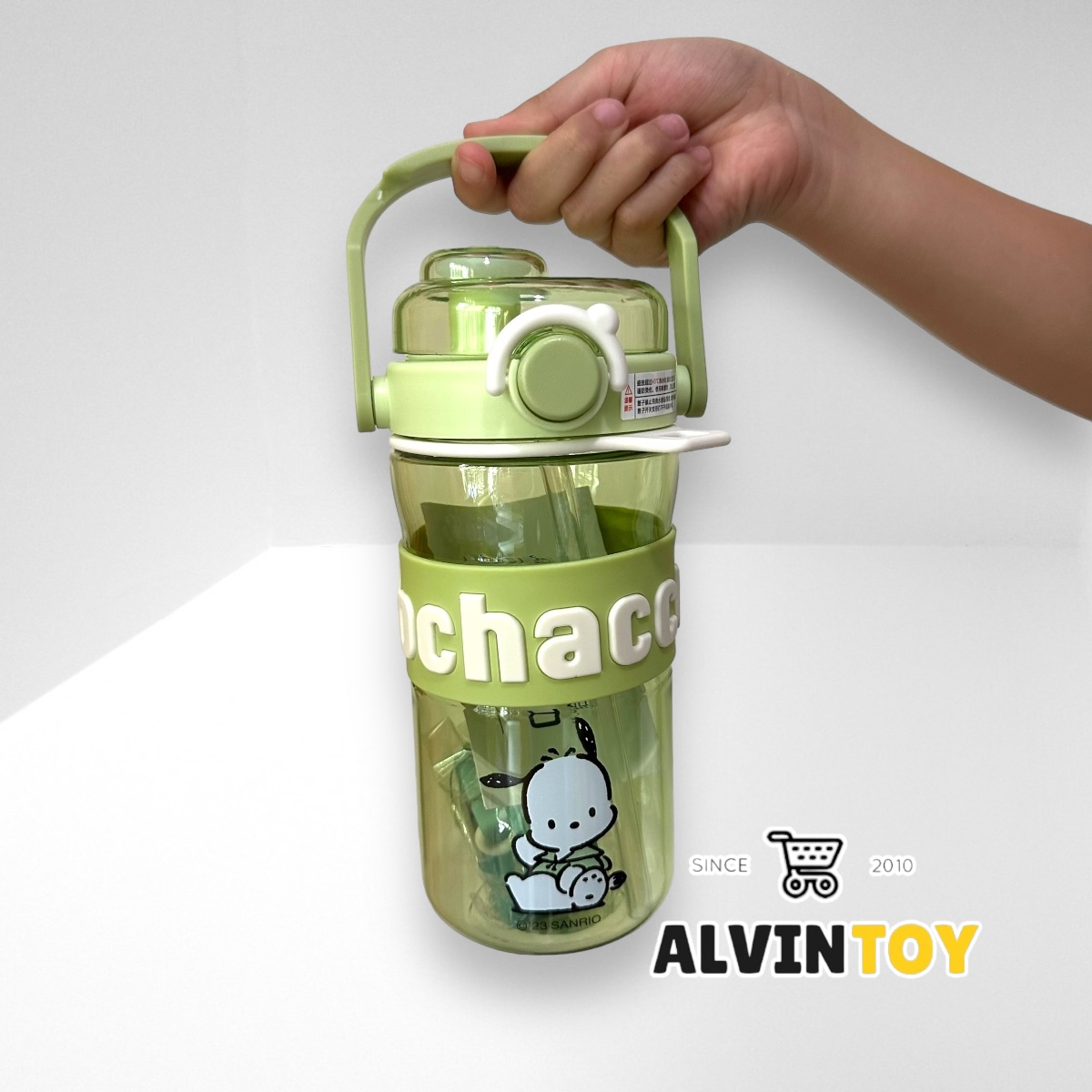 กระติกน้ำเด็ก Pochacco โปชาโกะ มีหลอดดูด 745 ml งานกล่องแท้