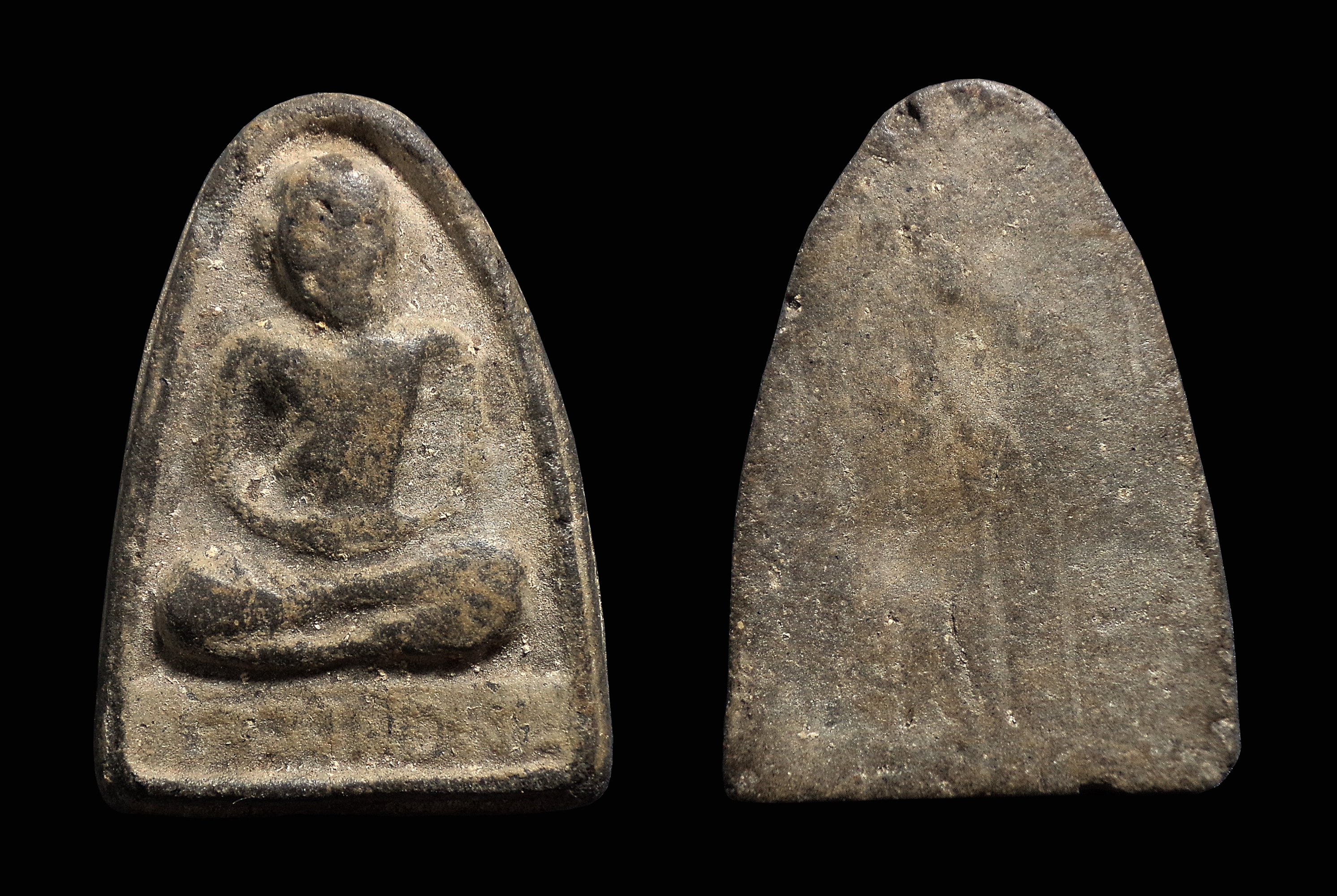 พระผงใบลาน พิมพ์หลวงพ่อเงิน วัดบางคลาน จ.พิจิตร ปี2515 พิธีใหญ่